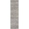 Homeroots 6' Gray And Beige Abstract Indoor Outdoor Runner Rug 545514 - alternate 6