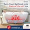 Dribbl Electric Bubble Massage Bathtub Mat, Non-Slip Full-Body Waterproof Hot Tub Motorized Air Pump DRIBHOSPABBAQUA - alternate 6