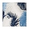 World Rug Gallery Amalfi Contemporary Tropical Floral Indoor/Outdoor Area Rug 2 ft x 3 ft Navy 8013NAVY2X3 - alternate 3