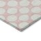 Homeroots 5' X 8' Pink And Gray Polka Dot Washable Indoor Outdoor Area Rug 595266 - alternate 6