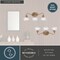 Vaxcel Shirley 3-Light Vanity Light, Champagne Gold, Clear Fluted Tulip Glass, 21.25-In. Wide W0581 - alternate 6