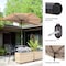 Villacera 9ft Half Umbrella, Beige 83-OUT5461 - alternate 6