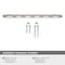 Amerock London 8 in 203 mm Center-to-Center Satin Nickel/Polished Chrome Cabinet Pull BP36663G1026 - alternate 4