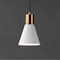 Jonathan Y Apollo 6" 1-Light Mid-Century Modern Iron LED Pendant, White/Brass Gold JYL6131B - alternate 9