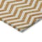 Homeroots 3' X 5' Orange And Beige Chevron Washable Indoor Outdoor Area Rug 595331 - alternate 8