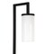 Homeroots 67" Black Reading Floor Lamp With White Frosted Glass Drum Shade 523405 - alternate 8