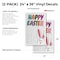 Signmission Happy Easter, Vinyl Decals Only 24 Inch x 36 Inch, Vinyl Decal, 2PK DSB-2436-2PACK-30390 - alternate 2