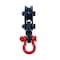 Mytee Products 2 Ton Snatch Block w/ SHACKLE Crane 3/8 Wire Rope Sheave Tow Axle Lift Truck SB3-2-Shackle - alternate 3