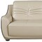 Homeroots 86" Beige Faux Leather Sofa With Black Legs 329507 - alternate 6