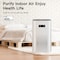 Edendirect 516 sq. ft. H13 HEPA True Personal Console Air Purifier with Remote in Whites IR-AP400 - alternate 8