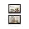 Homeroots Set Of Two Choose Joy Black Framed Print Wall Art, 2PK 407922 - alternate 3
