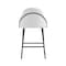 Manhattan Comfort Gracie Counter Stool  in White and Black - Set of 3 3-CS019-BWH - alternate 7