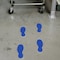 Brady ToughStripe Max Floor Marking Footprint 10 in W x 4 in H Blue, 20PK 177091 - alternate 2