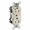 Leviton Straight Blade Receptacle, 5-15R, 15 A, 125V AC, Surface Mount, Self-Grounded M8200-PLT - alternate 1