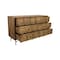 Homeroots 60" Natural Solid Wood Six Drawer Double Dresser 564527 - alternate 7
