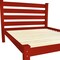 Homeroots Red Solid Wood Full Bed Frame 546757 - alternate 7