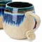 Meritage Lexington 4 Piece 20 Ounce Stoneware Two Tone Mug Set in Blue Multi 121835.01 - alternate 5
