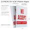 Signmission We Accept Debit Cards, Plastic Signs Only 24 Inch x 36 Inch, Corrugated Plastic, 2PK CSB-2436-2PACK-We Accept Debit Cards - alternate 2