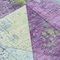 Homeroots 5' X 8' Purple And Lime Green Geometric Washable Indoor Outdoor Area Rug 618728 - alternate 1