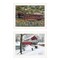 Homeroots Set Of Two Covered Bridge Collection III White Framed Print Wall Art, 2PK 406203 - alternate 1