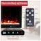 Northwest Electric Fireplace 60 in Wall Mounted with Fire Crackling Sounds & Remote to Adjust LED Flames 80-BEF-60W - alternate 9