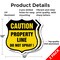 Signmission No Spray Shield Sign Caution Property Li, 12 inch X 12 inch, Aluminum Metal Sign, 2PK SHI-A-2PACK-12-404 - alternate 4
