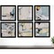 Homeroots Set of Six Modern Abstract Black Floater Frame Print Wall Art, 6PK 525088 - alternate 4