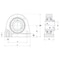 Ntn PillowBlock Tapd Base Bearing, Ball, 1-1/4 SUCPA207-20 - alternate 3