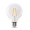 Feit Electric G2540CA/FIL/3/RP LED Bulb, Globe, 350 Lumens, 3.8 W, G25 Lamp, 40 W Equivalent, E26 Lamp Base, PK3 G2540/950CAFIL3RP - alternate 1