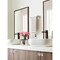 Amerock Glacio Clear/Brushed Nickel Contemporary 8 in. 203 mm Towel Bar BH36065CG10 - alternate 3