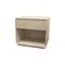 Homeroots 24" Natural Solid Wood Ribbed Texture One Drawer Nightstand 569602 - alternate 11