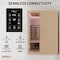 Saunaspa Full Spectrum 3-Person Infrared Indoor Sauna with Full Range Near, Mid, and Far Infrared Panels MNSC0024-2P - alternate 5
