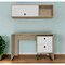 Homeroots 47" Brown Computer Desk With Two Drawers 403784 - alternate 6