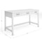 Martha Stewart Hutton Shaker Style Home Office 3 Drawer Desk in White w/Polished Brass Hardware ZG-ZP-20-WH-GLD-MS - alternate 6