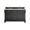James Martin Vanities Brookfield 60 in. Double Vanity, Black Onyx w/3 CM Eternal Jasmine Pearl Silestone Top 547-V60D-BKO-3EJP - alternate 1