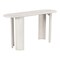 Homeroots 58" White Solid Wood Oval Console Table 668866 - alternate 6