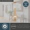 Vaxcel Monrovia 3-Light Muted Brass Gold Open Cage Teardrop Lantern Pendant Light for Foyer P0465 - alternate 6