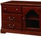Homeroots 58in Brown Solid and Manufactured Wood Enclosed and Open Storage TV Stand 347481 - alternate 5