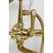 Kingston Brass 7-Inch Wall Mount Tub Faucet with Hand Shower, Brushed Brass CC545T7 - alternate 4