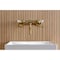 Kingston Brass Double-Handle Wall Mount Bathroom Faucet, Brushed Brass KS2117PL - alternate 5