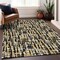 Homeroots 8' X 10' Black Gold And Ivory Abstract Washable Indoor Outdoor Area Rug 602548 - alternate 6