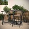 Flash Furniture Lila  Commercial Grade Medium Brown Rattan Indoor-Outdoor Restaurant Barstool, PK4 4-SDA-AD632032R-DK-BN-GG - alternate 14