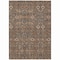 Homeroots 3' X 5' Chocolate Tribal Washable Indoor Outdoor Area Rug 564314 - alternate 1