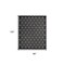Homeroots 8' X 10' Black And Ivory Geometric Indoor Outdoor Area Rug 573064 - alternate 8