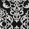 Homeroots 3' X 5' Black And Ivory Damask Washable Indoor Outdoor Area Rug 614407 - alternate 6