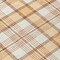 Homeroots 8' Peach And Beige Round Plaid Washable Indoor Outdoor Area Rug 601346 - alternate 7