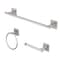 Oakbrook Collection Brushed Nickel Silver Die Cast Zinc Towel Holder BH-OB5000BN - alternate 3