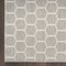 Homeroots 8' Gray And Ivory Geometric Indoor Outdoor Runner Rug 564052 - alternate 8