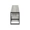 Homeroots 59in Black and Gray Cabinet Enclosed Storage TV Stand 332967 - alternate 9