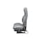 Uni Pro 2011 Ensign Lo Semi Truck Seat, High-Back, Gray Mordura Fabric 8517 - alternate 8
